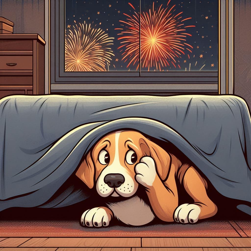 vuurwerk angst bij honden