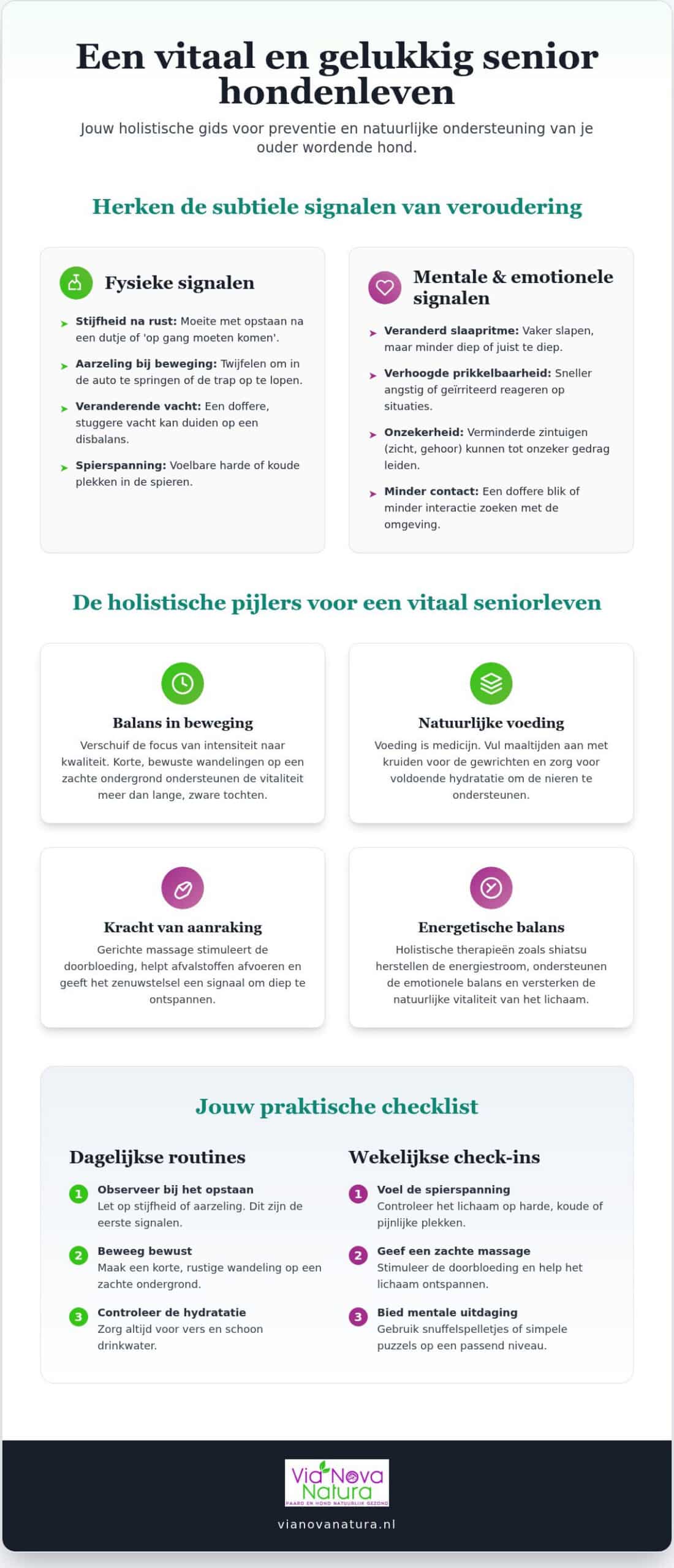 Hond gezond oud worden: de complete holistische checklist voor 2026